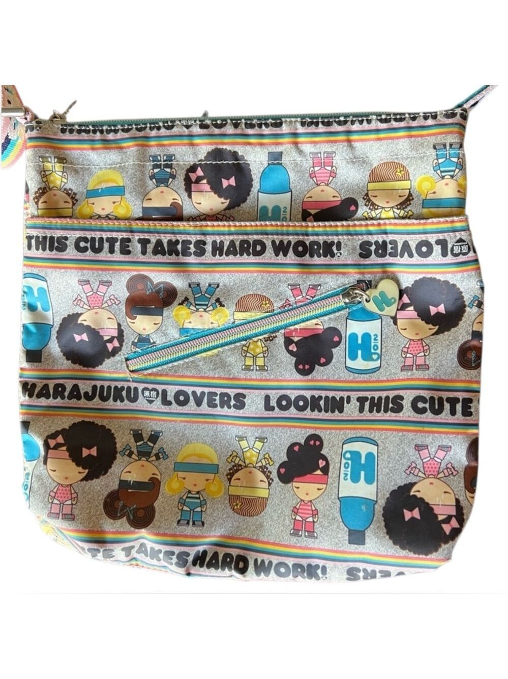 Harajuku Lovers Multicoloured Print Crossbody Bag By Gwen Stefani